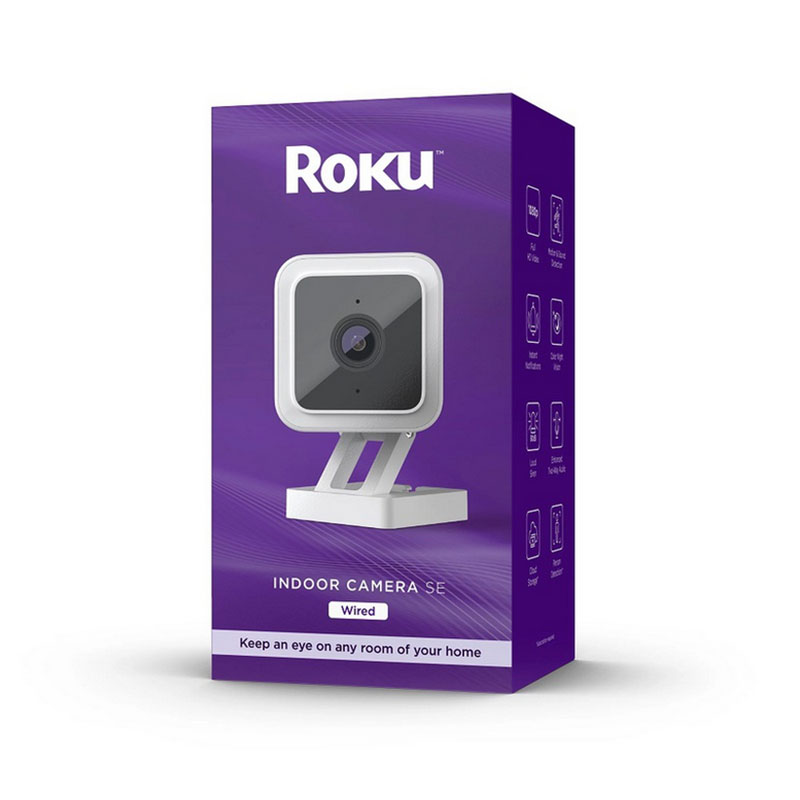 ROKU SMART HOME CAMARA DE SEGURIDAD INTERIOR CABLEADA MODELO CS1000R - 2