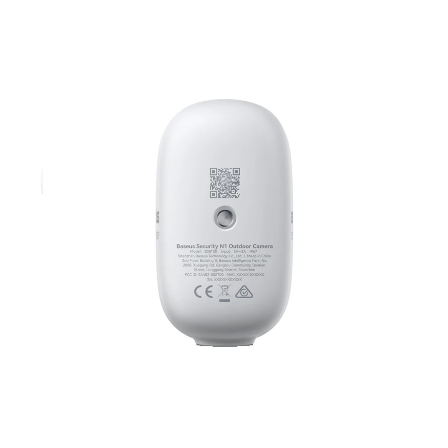 KIT DE DOS CAMARAS DE SEGURIDAD EXTERIOR BASEUS SECURITY N1 2K BLANCO - 3