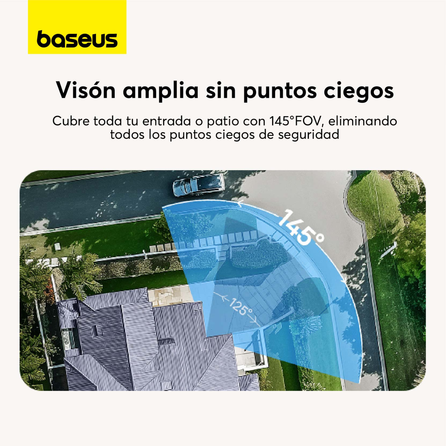 KIT DE DOS CAMARAS DE SEGURIDAD EXTERIOR BASEUS SECURITY N1 2K BLANCO - 4