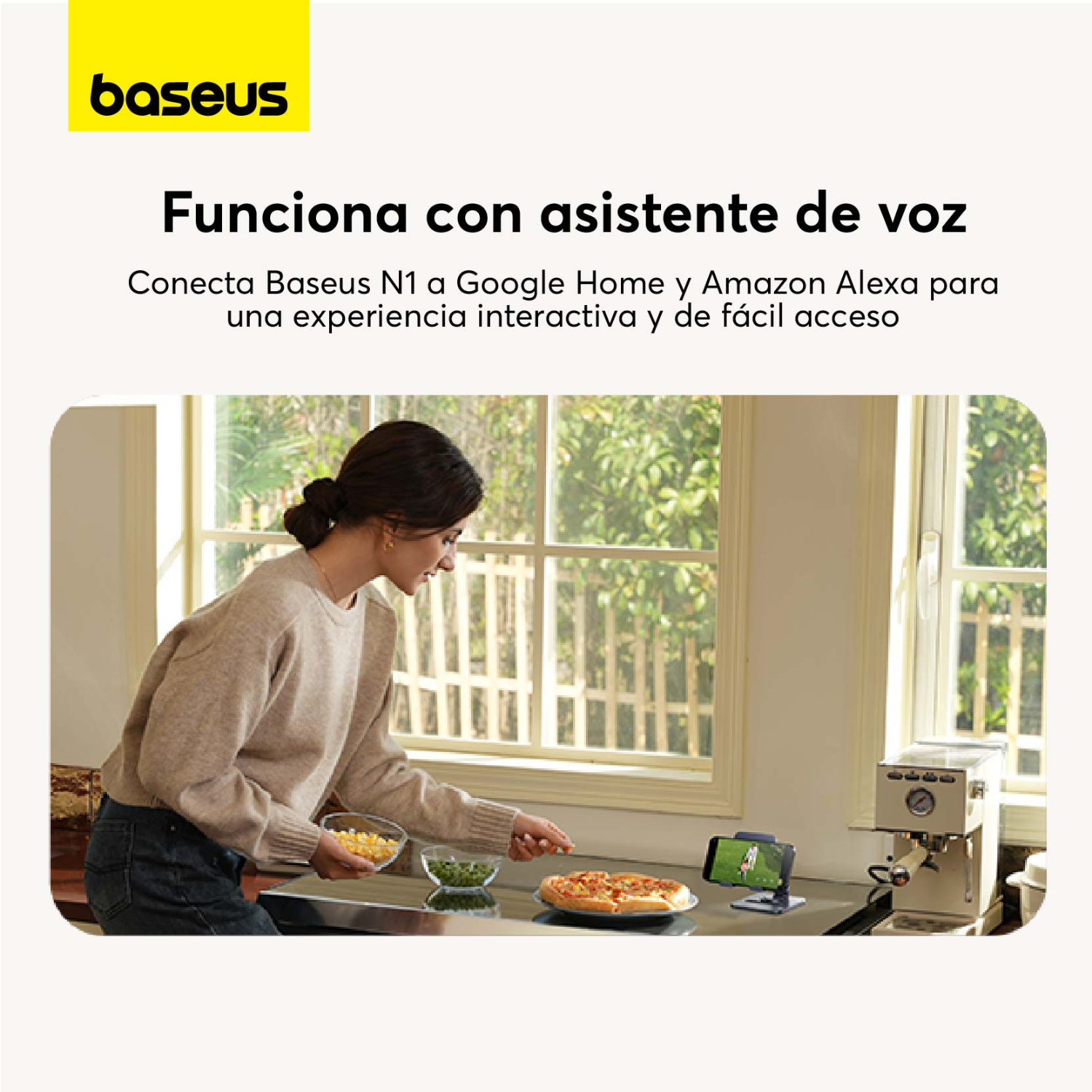 KIT DE DOS CAMARAS DE SEGURIDAD EXTERIOR BASEUS SECURITY N1 2K BLANCO - 7