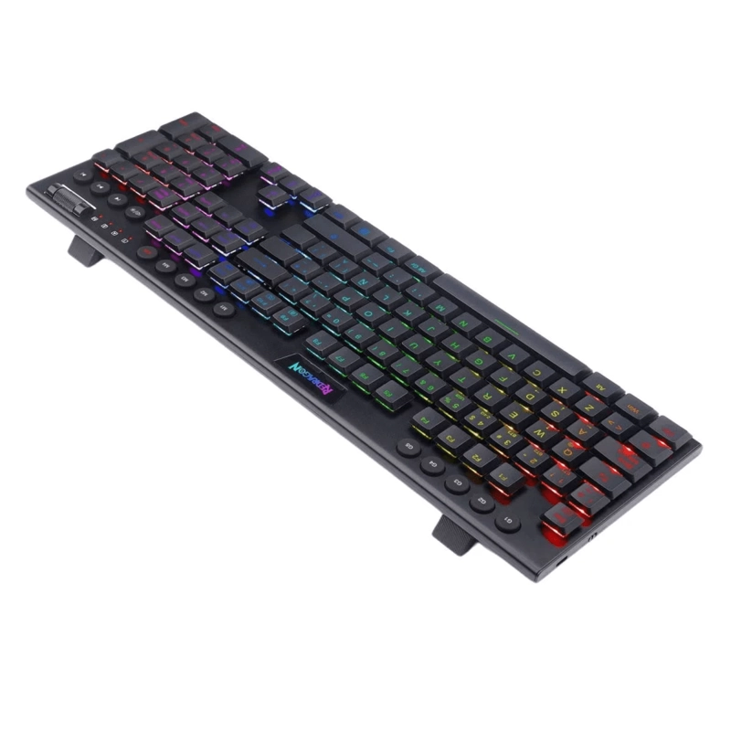 TECLADO GAMER REDRAGON HORUS K618W-RGB-SP FULL SIZE WIFI NEGRO - 4