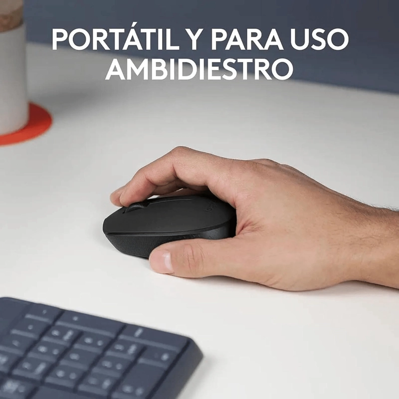MOUSE INALAMBRICO LOGITECH M170 NEGRO - 3