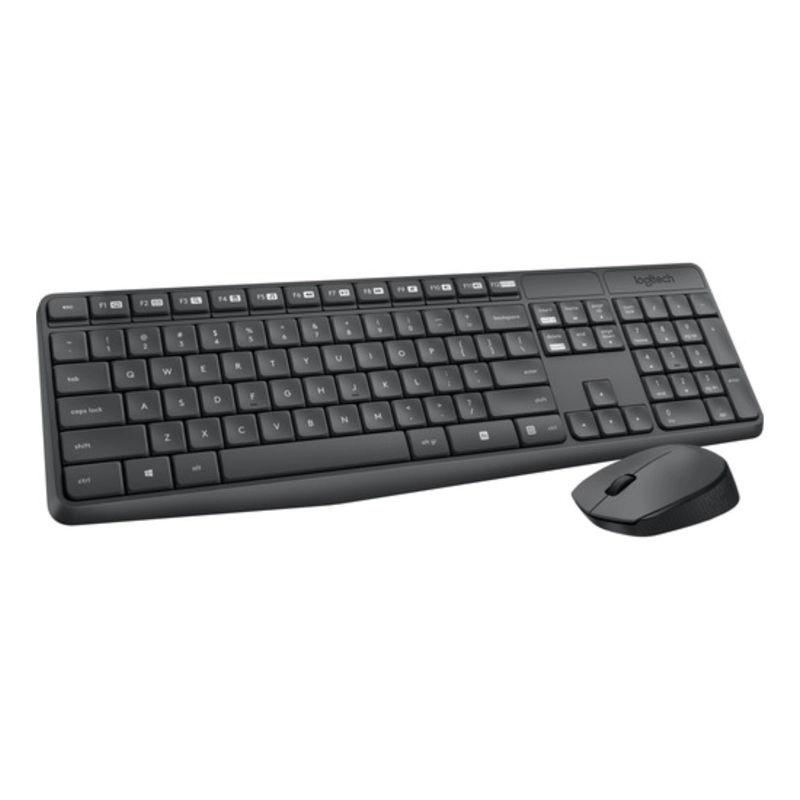KIT TECLADO + MOUSE LOGITECH MK235 ESPAÑOL NEGRO - 3