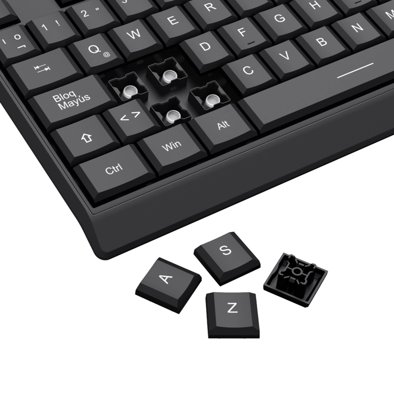 KIT TECLADO + MOUSE REDRAGON BS8343A SP ESPAÑOL NEGRO - 2