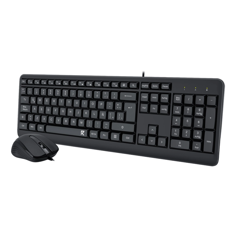 KIT TECLADO + MOUSE REDRAGON BS7092 ESPAÑOL NEGRO - 3
