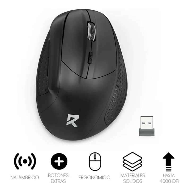 MOUSE INALAMBRICO REDRAGON BM4033 NEGRO - 4