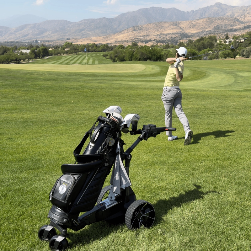 CARRITO DE GOLF ELECTRICO BIRDIE 3X AUTONOMÍA 36 HOYOS MAX 9KM/H 240W CONTROL A DISTANCIA - 5