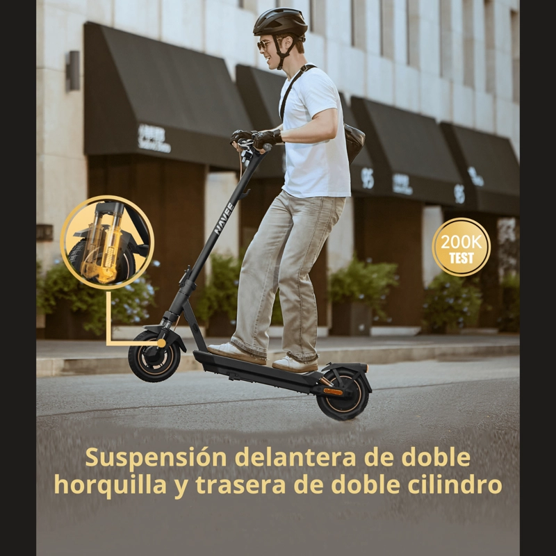SCOOTER ELECTRICO GT3 PRO PLEGABLE AUTONOMÍA 60KM MAX 32 KM/H 1000W SUSPENSIÓN CUÁDRUPLE - 3