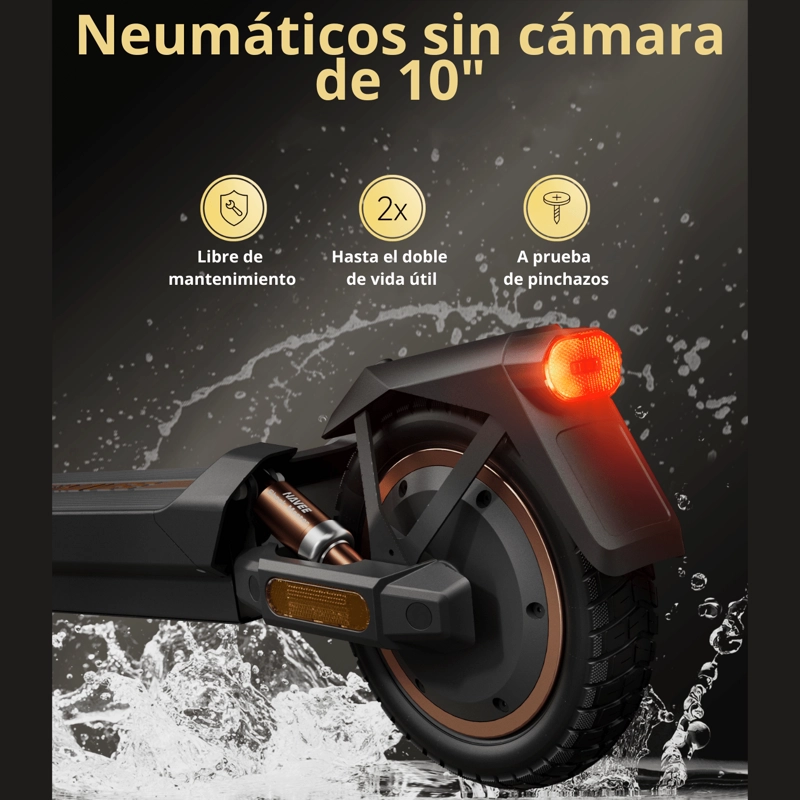 SCOOTER ELECTRICO GT3 PRO PLEGABLE AUTONOMÍA 60KM MAX 32 KM/H 1000W SUSPENSIÓN CUÁDRUPLE - 4