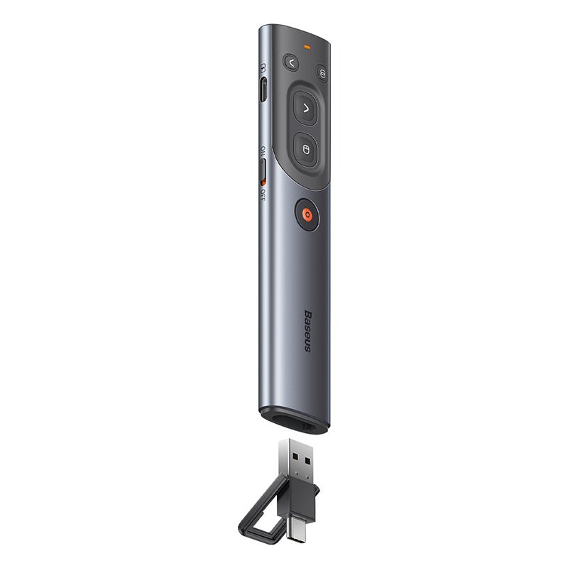 PRESENTADOR INALAMBRICO BASEUS ORANGE DOT CON IA LASER - 3