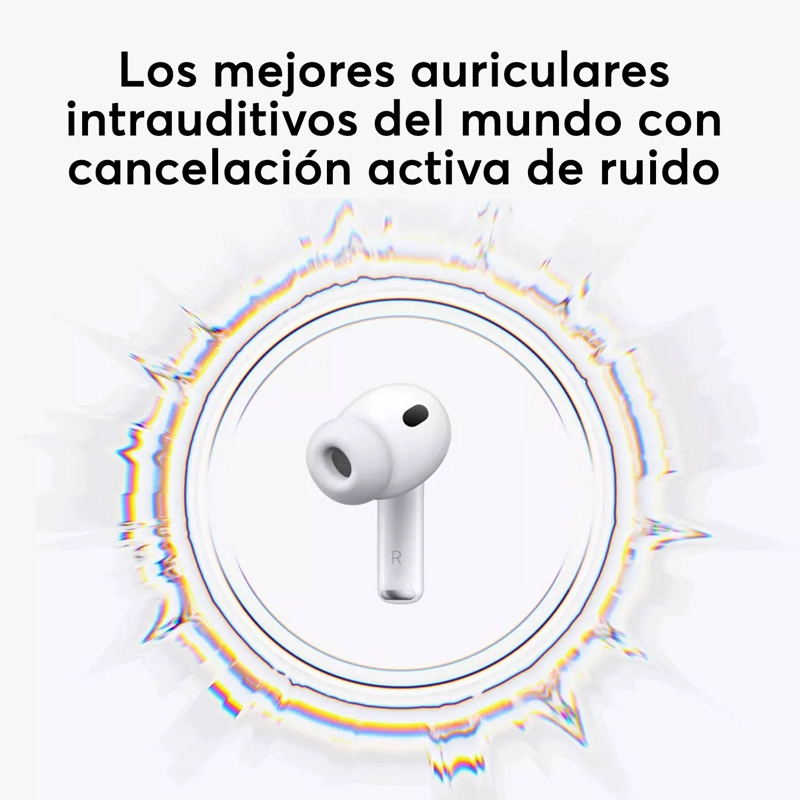 AUDIFONOS INALAMBRICOS APPLE AIRPODS PRO 3 CON CANCELACION ACTIVA DE RUIDO BLANCO - 3