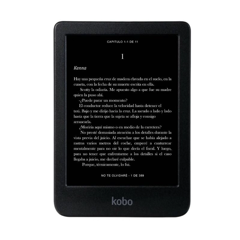 LECTOR E READER KOBO CLARA BW NEGRO CON FUNDA SLEEPCOVER NEGRO - 6
