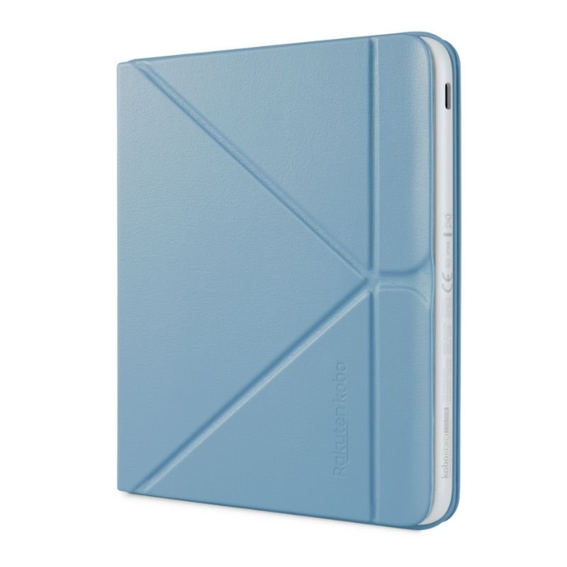 LECTOR E READER KOBO LIBRA COLOUR NEGRO CON FUNDA PREMIUM SLEEPCOVER AZUL - 7