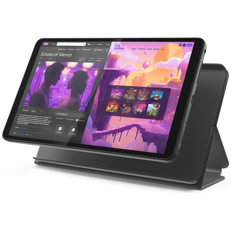TABLET LENOVO TAB ONE 8.7″ – 4GB RAM, 64GB, ANDROID 14 + FUNDA PROTECTORA INCLUIDA - NEGRO - 1