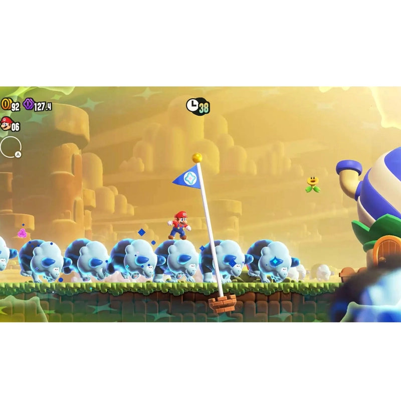 CONSOLA NINTENDO SWITCH - MODELO SUPER MARIO BROS. WONDER BUNDLE (DESCARGA JUEGO COMPLETO + 3 MESES) - 1
