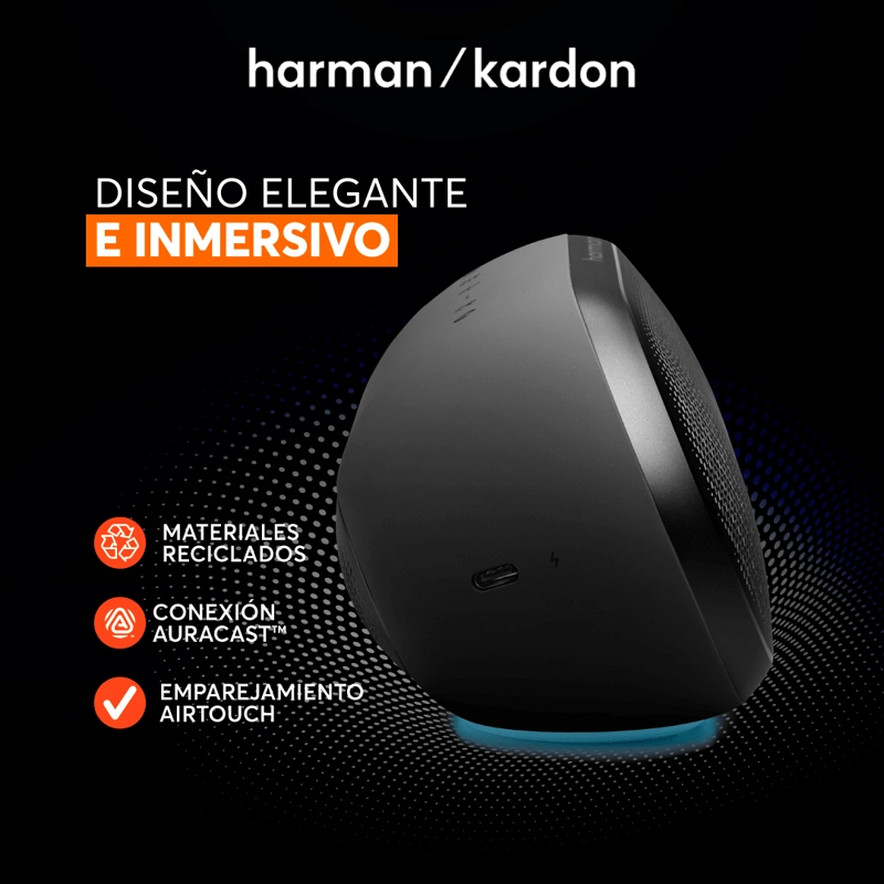 PARLANTE BLUETOOTH HARMAN KARDON LUNA 2 - NEGRO - 3