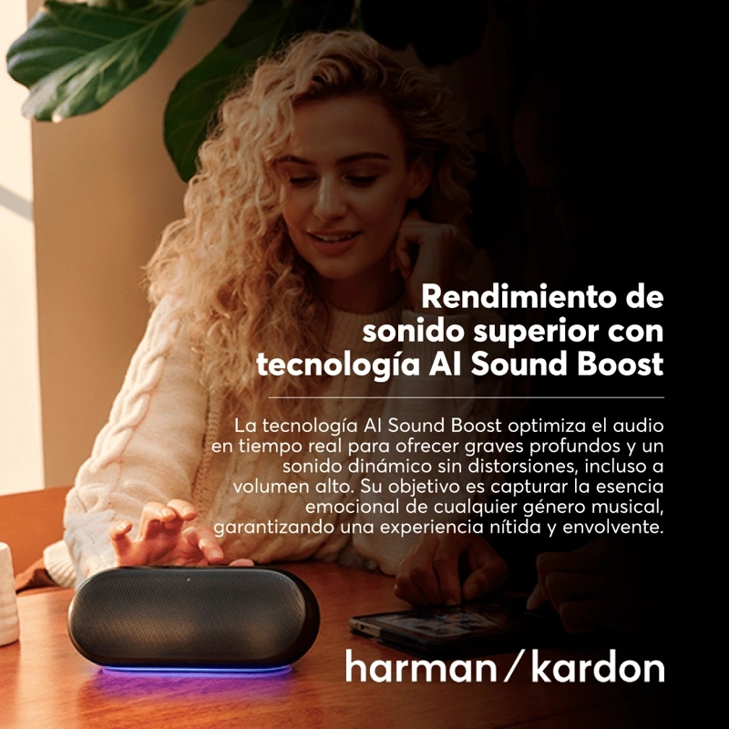 PARLANTE BLUETOOTH HARMAN KARDON LUNA 2 - NEGRO - 4