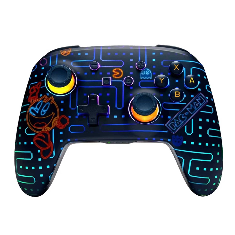 CONTROL INALAMBRICO POWERA LUMECTRA PAC-MAN NEON ARCADE PARA NINTENDO SWITCH - 1