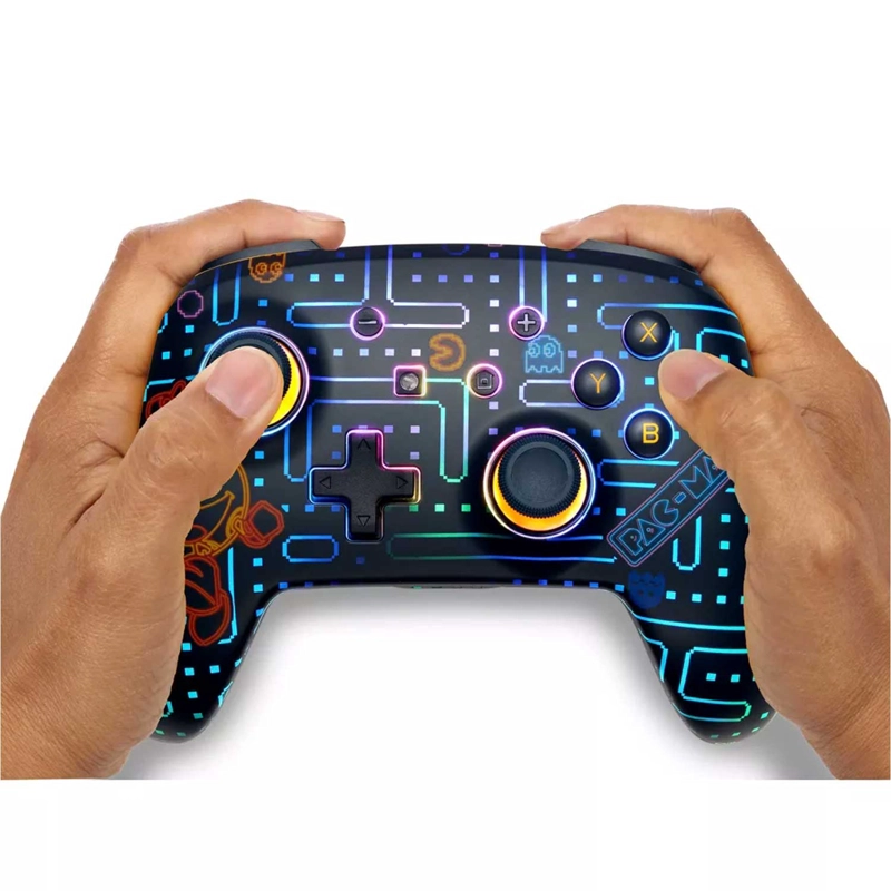 CONTROL INALAMBRICO POWERA LUMECTRA PAC-MAN NEON ARCADE PARA NINTENDO SWITCH - 6
