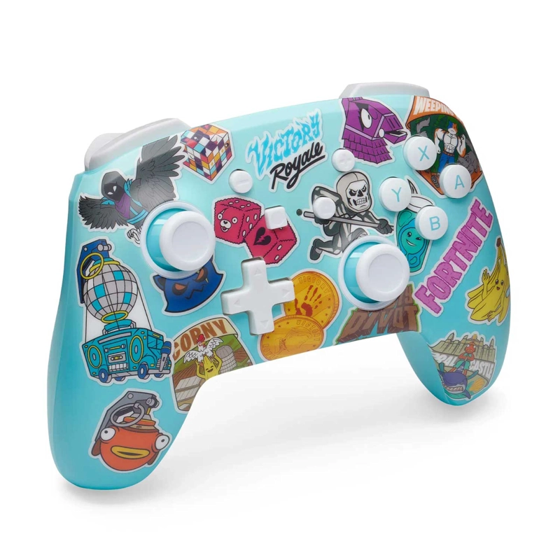 CONTROL INALAMBRICO POWERA PARA NINTENDO SWITCH FORTNITE STICKER - 3