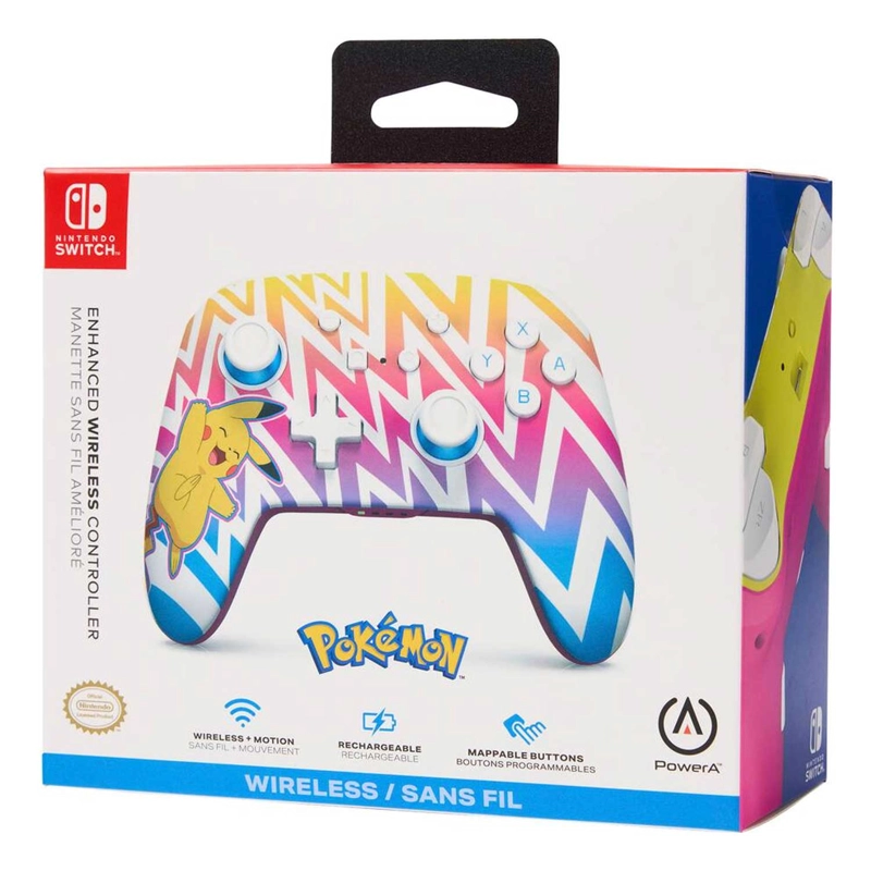 CONTROL INALAMBRICO POWERA ENHANCED POKE MON PIKACHU VIBRANT PARA NINTENDO SWITCH - 8