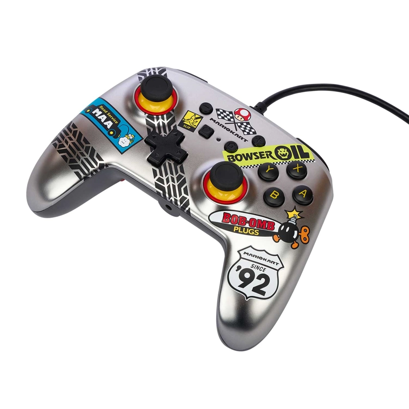 CONTROL CON CABLE POWERA ENHANCED MARIO KART METALICO PARA NINTENDO SWITCH - 9