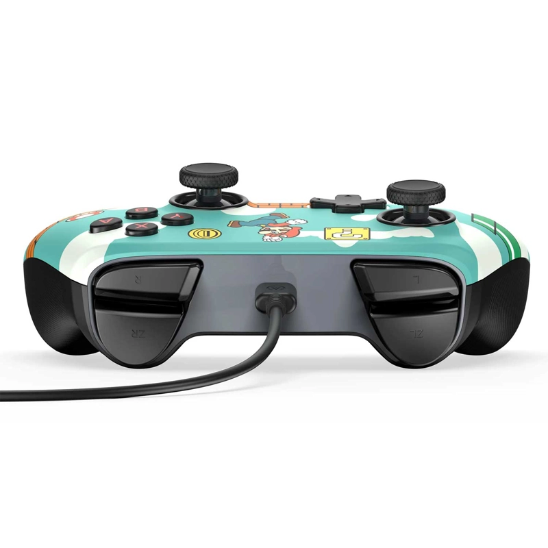 CONTROL CON CABLE POWERA ADVANTAGE PARA NINTENDO SWITCH 2 MARIO TIME - 3