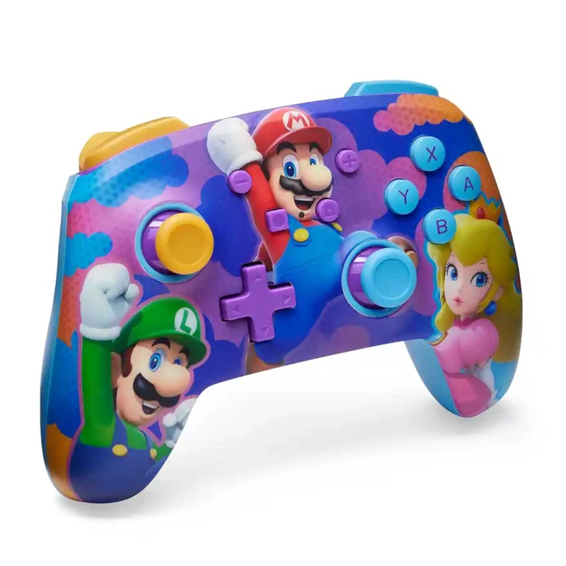 CONTROL INALAMBRICO POWERA ENHANCED SUPER MARIO BROS. SPLASH HEROES NINTENDO SWITCH - 2