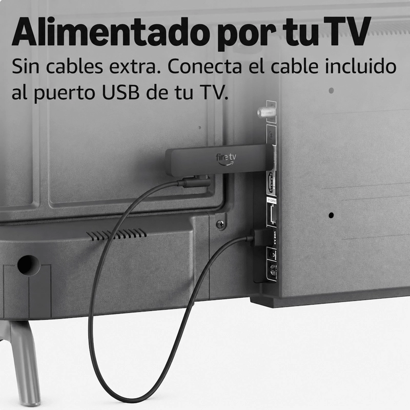 AMAZON FIRE TV STICK HD CON ALEXA 8GB (2026) NEGRO - 3