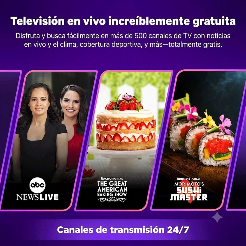 ROKU STREAMER PLUS 4K HDR CONTROL POR VOZ STREAMING WIFI NEGRO - 7