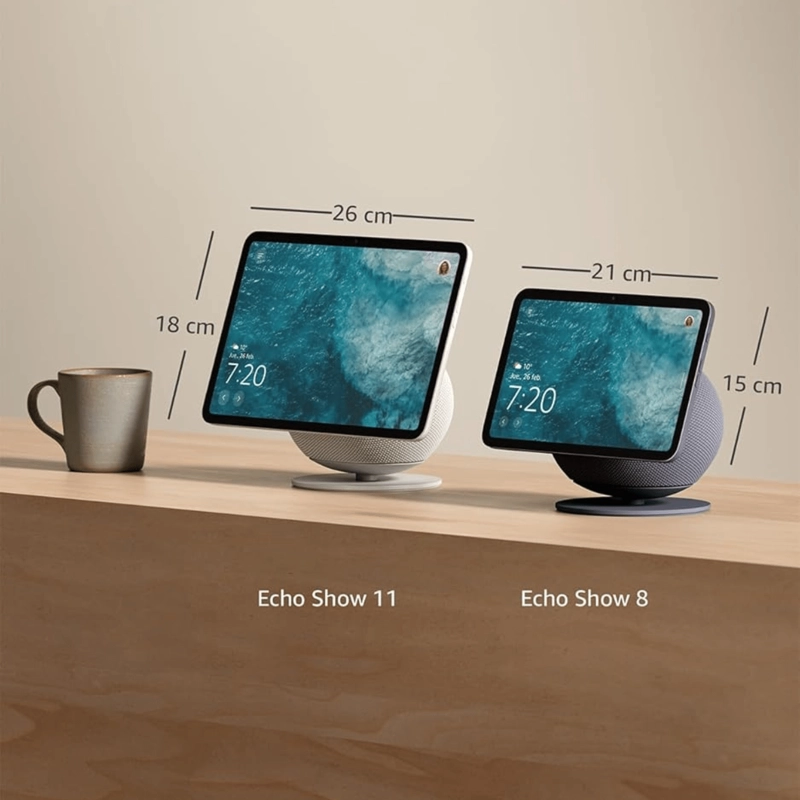 AMAZON ECHO SHOW 8 (2025) - PANTALLA INTELIGENTE 8,7' CON AUDIO ESPACIAL - BLANCO - 5