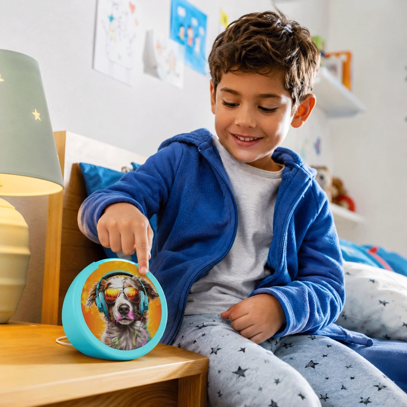 PARLANTE INTELIGENTE AMAZON ECHO POP KIDS CON ALEXA ANTHRO PUP PARA NIÑOS - 2