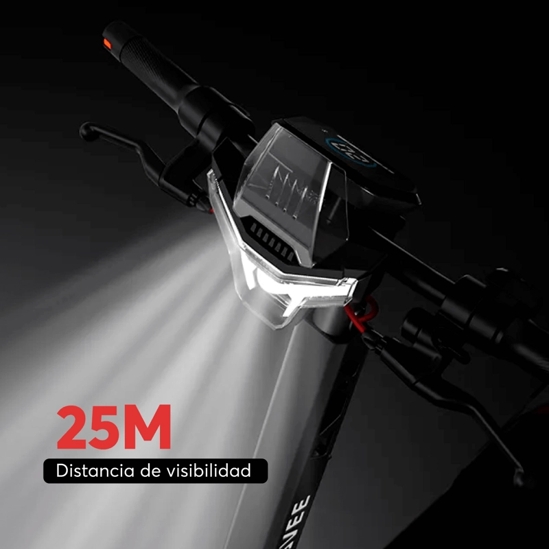 SCOOTER ELECTRICO NAVEE XT5 PRO PLEGABLE AUTONOMIA 75KM MAX 50KM/H 2200W SUPENSION DOBLE - 4