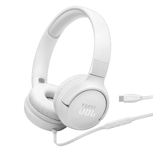 AUDIFONOS JBL TUNE 520C USB-C CON MICROFONO PURE BASS AZUL - 1