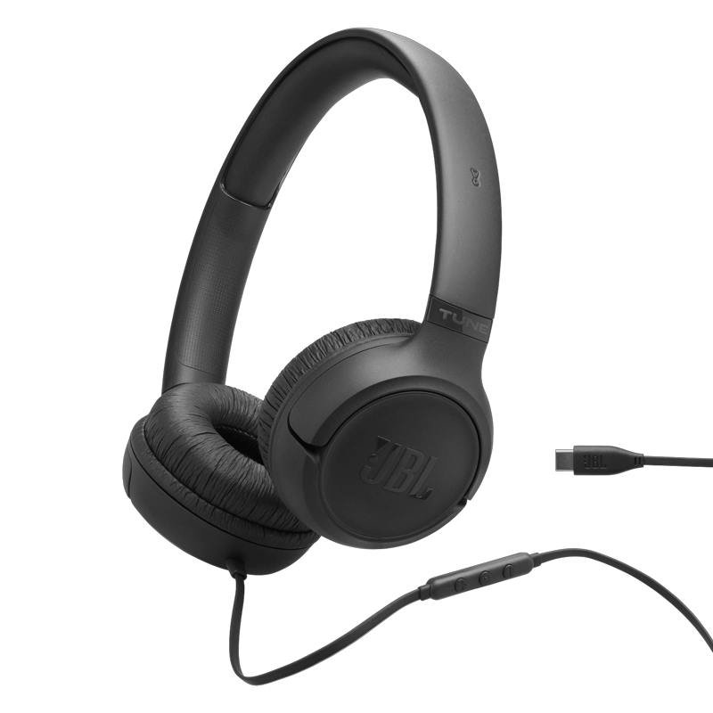 AUDIFONOS CON CABLE JBL TUNE 530C USB-C PURE BASS ALTA RESOLUCION NEGRO - 8