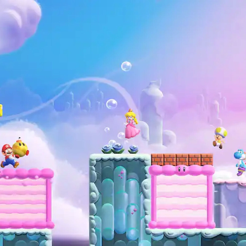 JUEGO SUPER MARIO BROS. WONDER + ENCUENTRO EN BELLABEL PARK - EDICION PARA NINTENDO SWITCH 2 - 4