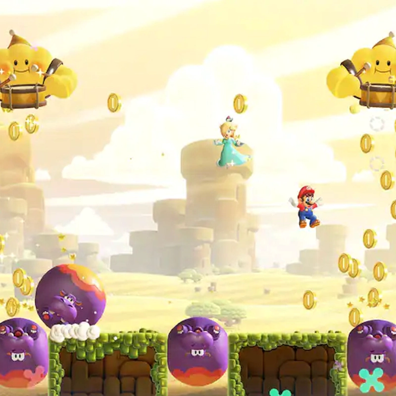 JUEGO SUPER MARIO BROS. WONDER + ENCUENTRO EN BELLABEL PARK - EDICION PARA NINTENDO SWITCH 2 - 5