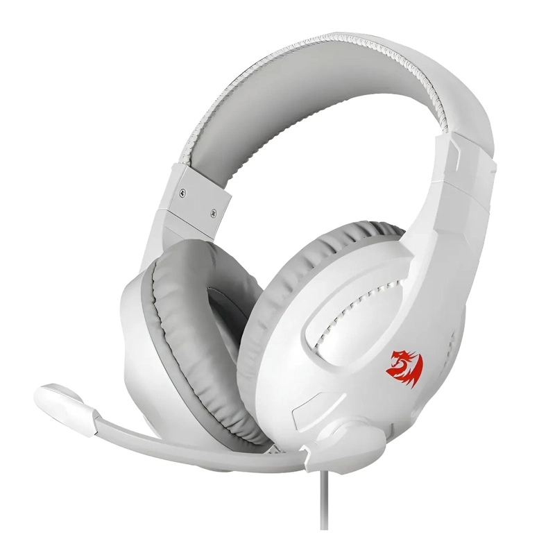 AUDIFONOS GAMER REDRAGON CRONUS RGB USB 3.5 MM SONIDO STEREO 20 - 20K HZ RGB - BLANCO - 1