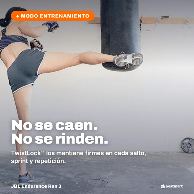 AUDIFONOS DEPORTIVOS INALAMBRICOS JBL ENDURANCE RUN 3 BLUETOOTH IP65 AZUL - 4