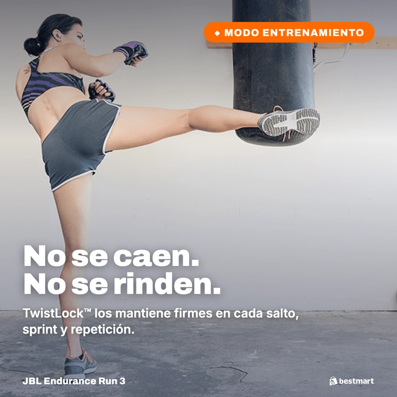 AUDIFONOS DEPORTIVOS INALAMBRICOS JBL ENDURANCE RUN 3 BLUETOOTH IP65 BLANCO - 5