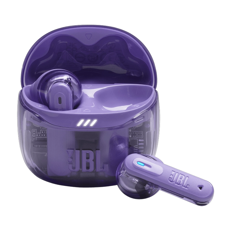 JBL AUDIFONOS BLUETOOTH JBL TUNE FLEX 2 GHOST ANC TRUE WIRELESS MORADO