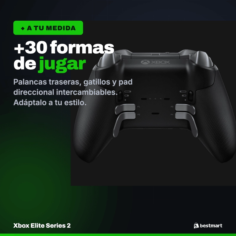 CONTROL INALAMBRICO XBOX ELITE SERIES 2 NEGRO XBOX SERIES X|S Y PC - 6