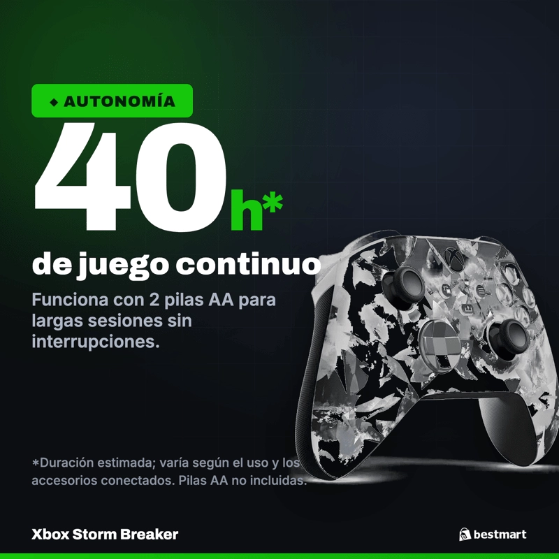CONTROL INALAMBRICO XBOX STORM BREAKER EDICION ESPECIAL PARA XBOX SERIES X|S, XBOX ONE Y PC - 11