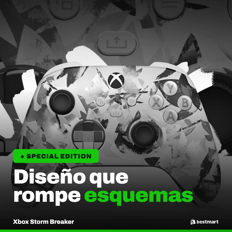 CONTROL INALAMBRICO XBOX STORM BREAKER EDICION ESPECIAL PARA XBOX SERIES X|S, XBOX ONE Y PC - 3