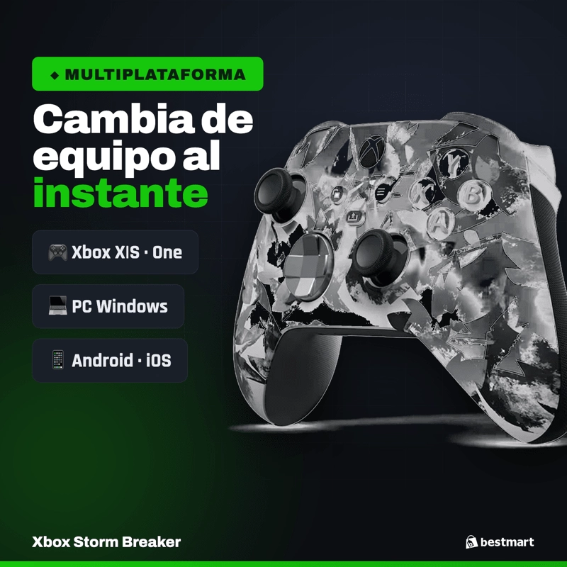 CONTROL INALAMBRICO XBOX STORM BREAKER EDICION ESPECIAL PARA XBOX SERIES X|S, XBOX ONE Y PC - 5