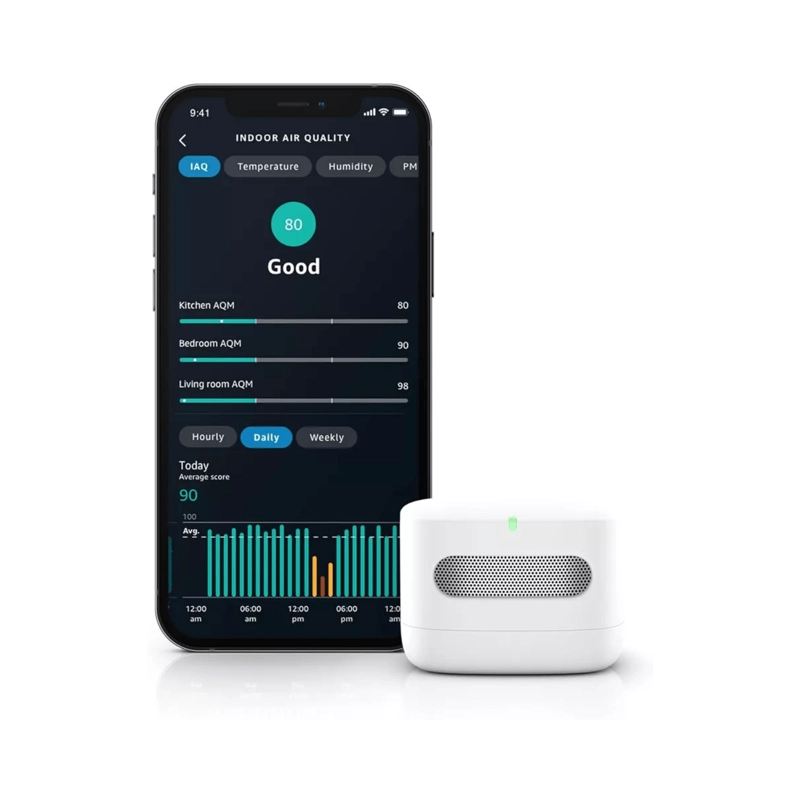 SENSOR DE CALIDAD DE AIRE AMAZON COMPATIBLE CON ALEXA - 2