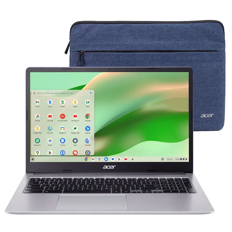 NOTEBOOK ACER CHROMEBOOK 315 15.6 FHD INTEL CELERON N4500 4GB RAM 64GB EMMC GRIS - 1