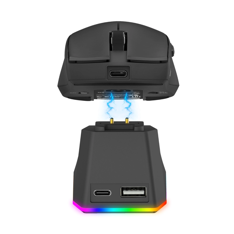 MOUSE GAMER INALAMBRICO REDRAGON KING ULTRA M999 RGB - 13
