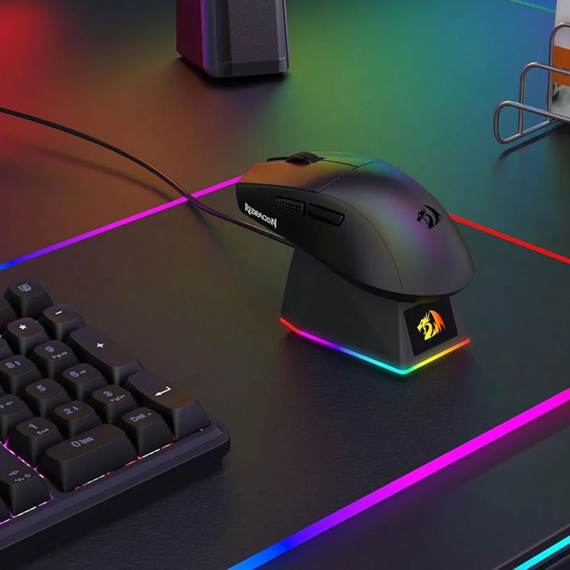 MOUSE GAMER INALAMBRICO REDRAGON KING ULTRA M999 RGB - 6