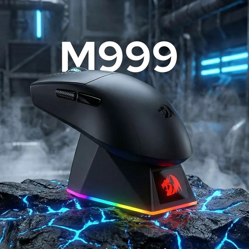 MOUSE GAMER INALAMBRICO REDRAGON KING ULTRA M999 RGB - 8